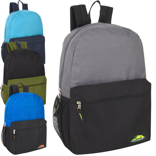 Backpack with Side Mesh Pocket Bulk