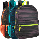 17 Inch Printed Backpacks - Boys ( 1 Case=24Pcs)