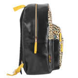 Wholesale Leopard Print Double Zippered Backpack ( 1 Case=24Pcs) 8.05$/PC