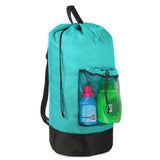 Wholesale Laundry Bag Backpack with Front Mesh Pocket