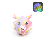 New Deer Shape Novel Luminous 3D Decompression Ball Toy for Kids