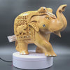 Wooden Handcrafted Jaali Elephant Statue