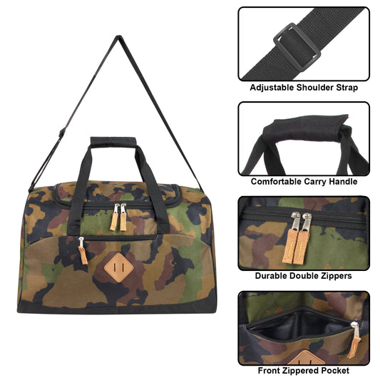 Bulk Camo Print Duffle Bag For Travel