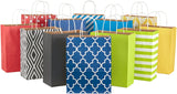 Multicolor Printed Paper Handles Bag