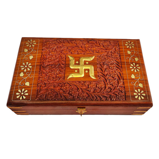 Wooden Antique Jewellery Box