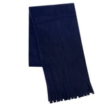 Adult Fleece Scarves 60" x 8" With Fringe - Assorted