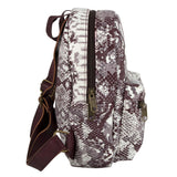 Bulk Mini Backpack 10 Inch Snakeskin Printed Vinyl