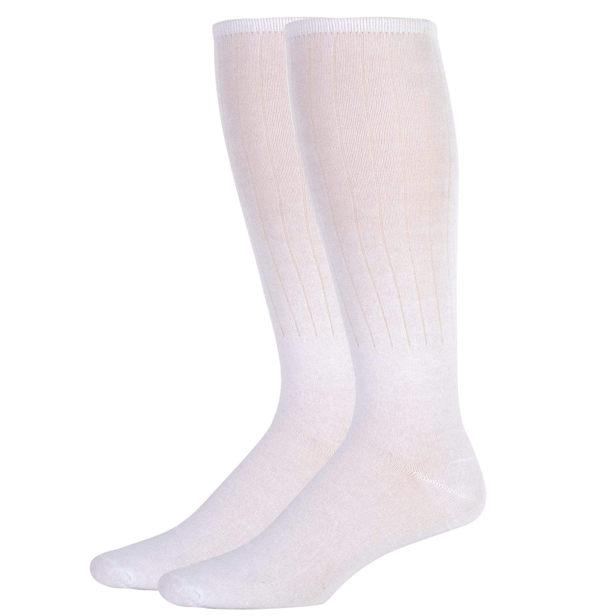 Wholesale Men's Solid Tube Socks - White- 120 pairs( 1 Case= 120Pcs) 0.945$/pc