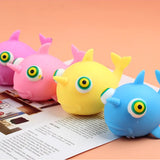 Cute Fish TPR Soft Relieve Fidget Decompression Squishy Cream Ball Stress Relief Educational Toys for Kids