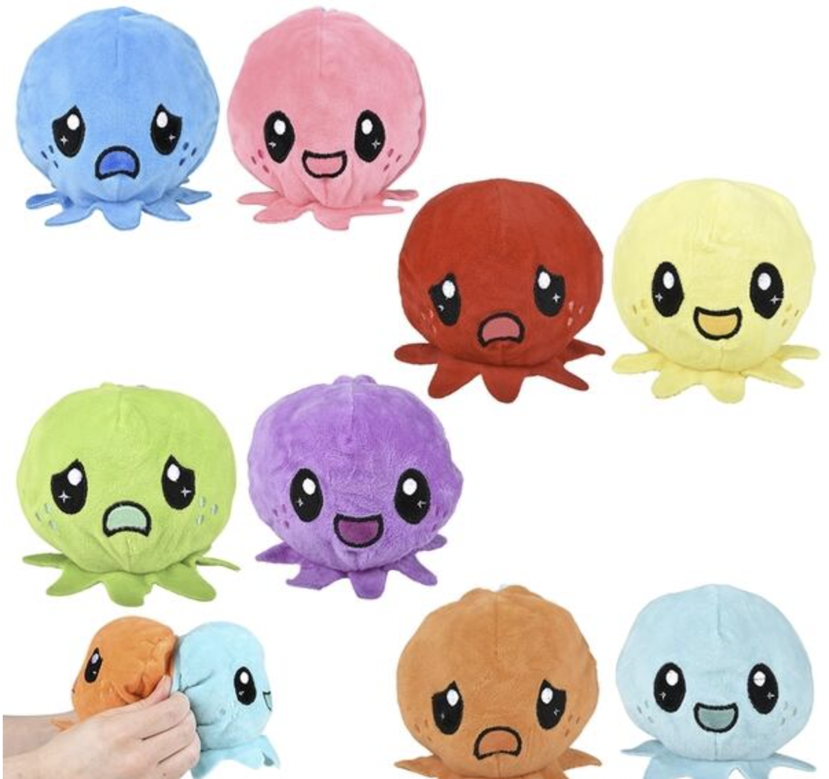 Buy REVERSE EEZ plush OCTOPUS 4" in Bulk