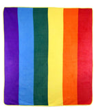 Buy RAINBOW PRIDE LARGE 50X60 IN PLUSH THROW BLANKET Bulk Price