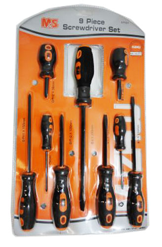 Bulk Buy 9 PC Screwdriver Set