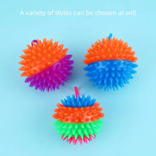 Flashing Expandable Squeeze Toy Ball