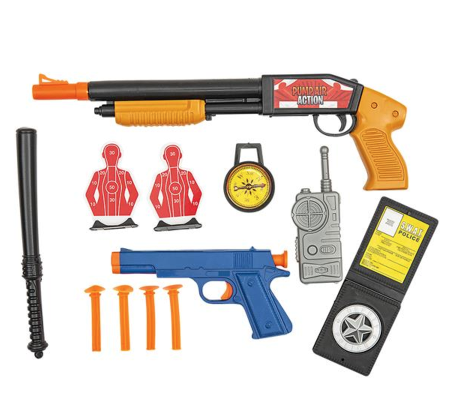 Buy POLICE ACTION FORCE DART SET 8PCS in Bulk