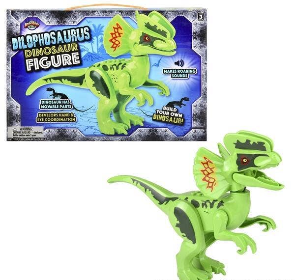 Buy DILOPHOSAURUS ROARING DINOSAUR BLOCK FIGURE in Bulk