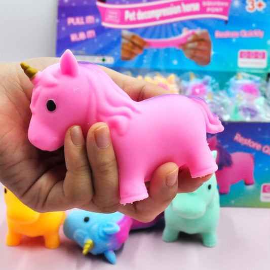  Unicorn Shaped Squishy Toy 