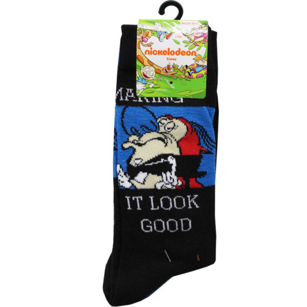 2 Pack Nickelodeon Making it Look Good Crew Socks Size 10-13