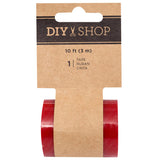 DIY Shop Red Stripe Transparent Tape