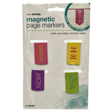 So-Mine 4ct Magnetic .75 x 1.5 Page Markers in Assorted Styles