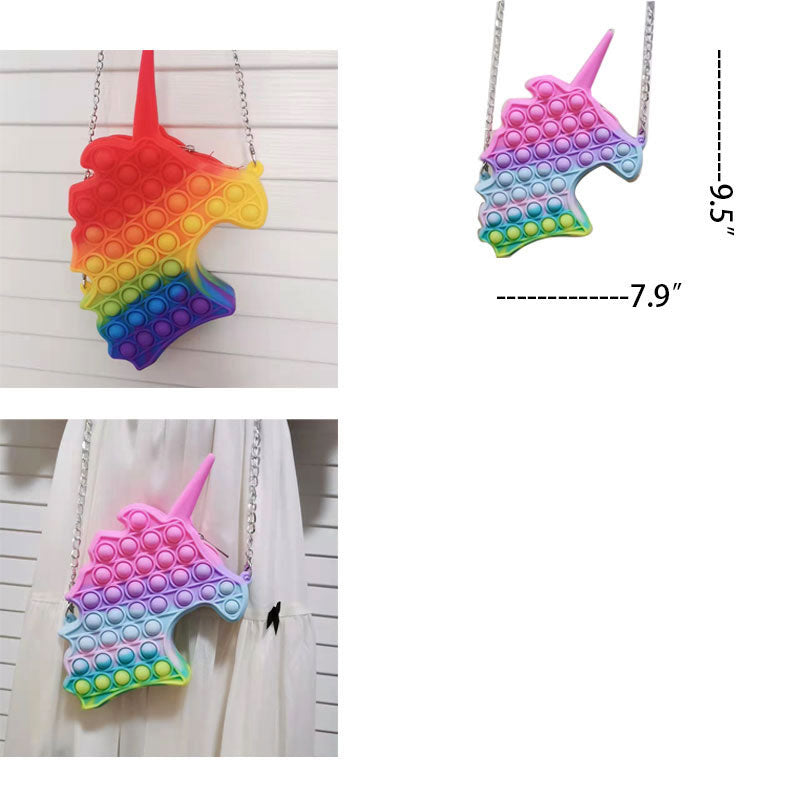 Bulk Buy Unicorn Shoulder Bag Fidget Pops Wholesale