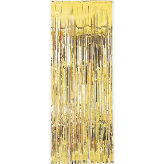 Gold Foil Metallic Curtain Wholesale Set