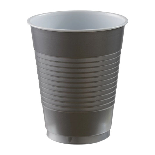 Silver- Plastic Cups 18 oz In Bulk