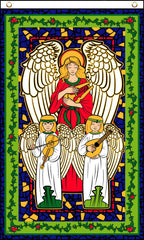 Wholesale HEAVENLY ANGELS  3' X 5' FLAG (Sold by the piece)