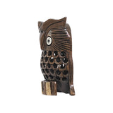 Handcrafted Wooden Owl