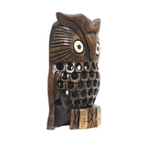 Handcrafted Wooden Owl