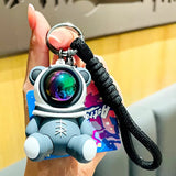 Bear In Space Suit Keychain