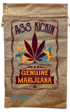 Wholesale ASS KICKIN POT MARIJUANA BURLAP BAG