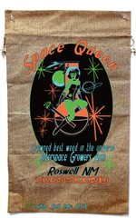 Wholesale SPACE QUEEN MARIJUANA BURLAP BAG ( sold by the piece )