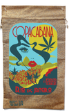 Wholesale COPACABANA MARIJUANA BURLAP BAG ( sold by the piece )