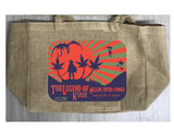 Wholesale LEGEND OF KUSH MARIJUANA BURLAP TOTE BAG ( sold by the piece )