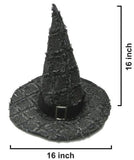 Wholesale Tall Witch Hat Black & Purple Perfect for Kids & Adults (Sold by the piece)