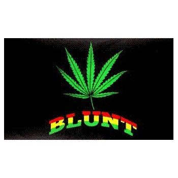 Wholesale BLUNT MARIJUANA LEAF 3' X 5' FLAG (Sold by the piece)