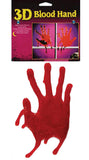 Wholesale REALISTIC 3D GEL BLOODY HAND PRINTS ( sold by the piece or dozen pair )