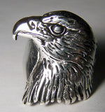 Wholesale SIDEWAYS EAGLE HEAD DELUXE BIKER BIKER RING (Sold by the piece) *