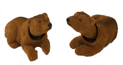 Wholesale MOVING BOBBLE HEAD BROWN BEARS (Sold by the piece or dozen) *- CLOSEOUT $ 1.50 EA