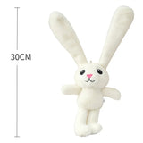 Rabbit Shape Stretchable Ear Soft Stuffed Plush Keychains