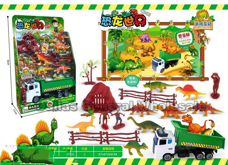 18 PC PVC Dinosaurs Play Sets Wholesale