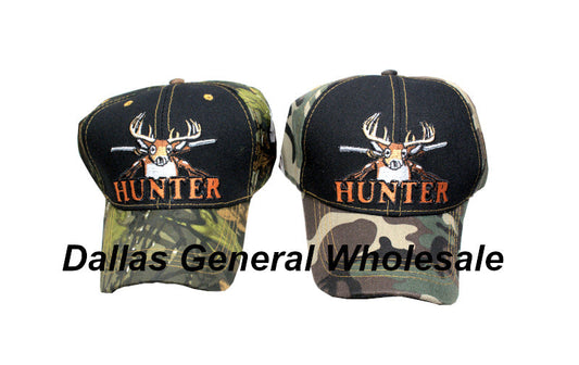 Bulk Buy "HUNTER" Baseball Caps Wholesale