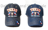 Bulk Buy TX Lone Star State Denim Caps Wholesale