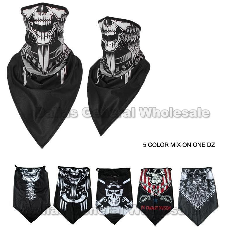 Bulk Buy Skull Design Half Face Masks Balaclavas Wholesale