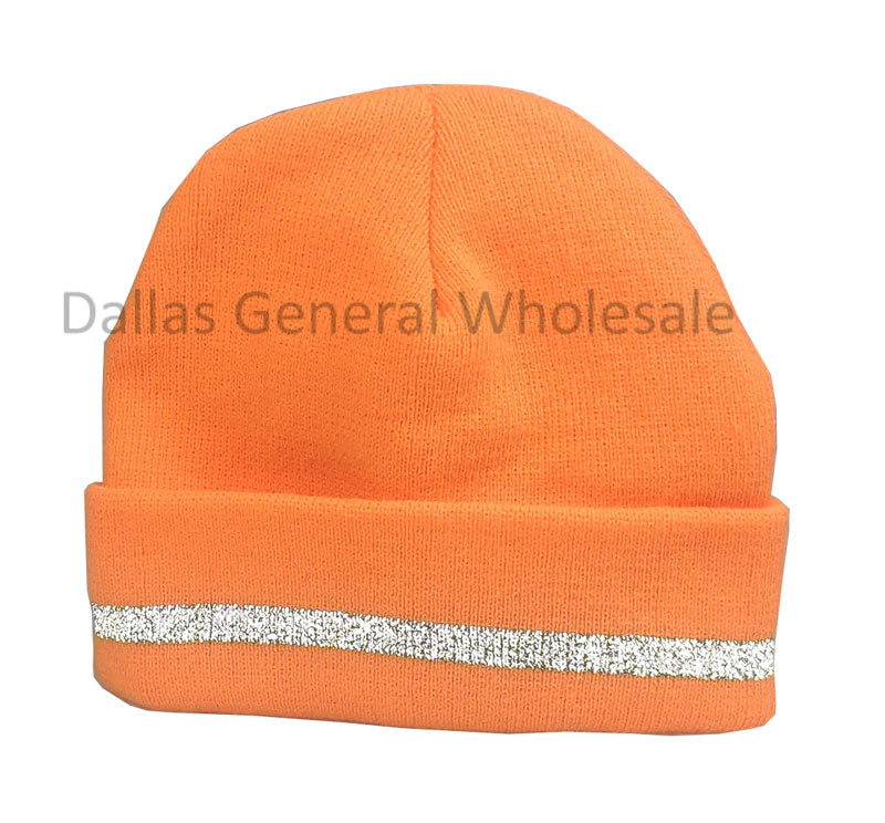 Fur Insulated Neon Glow In Dark Beanie Caps Wholesale