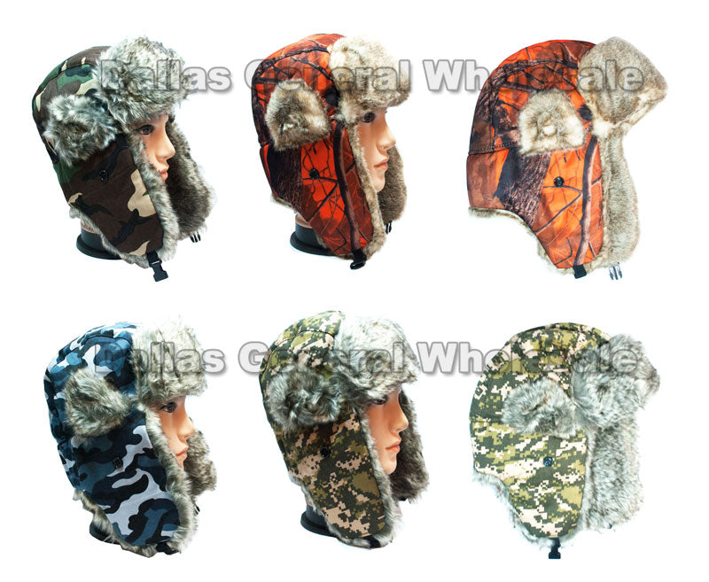 Camouflage Trooper Aviator Hats