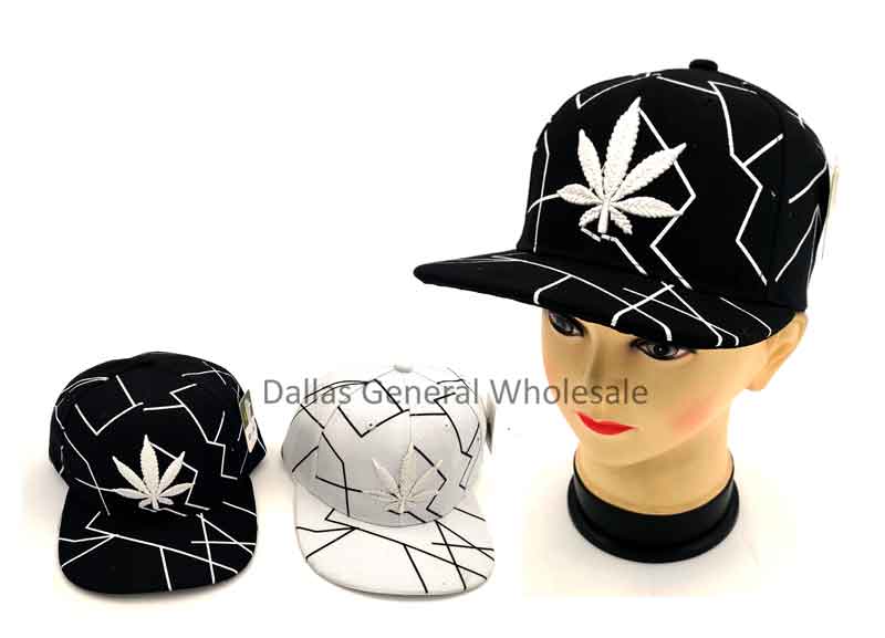 "Marijuana" Flat Bill Snap Back Caps Wholesale