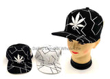 "Marijuana" Flat Bill Snap Back Caps Wholesale