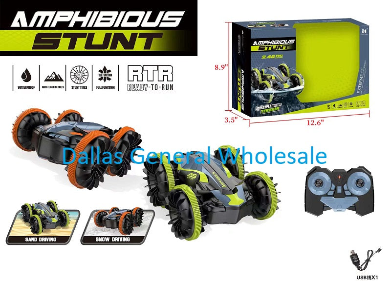 Electronic R/C Water Proof Stunt Cars Wholesale MOQ 6