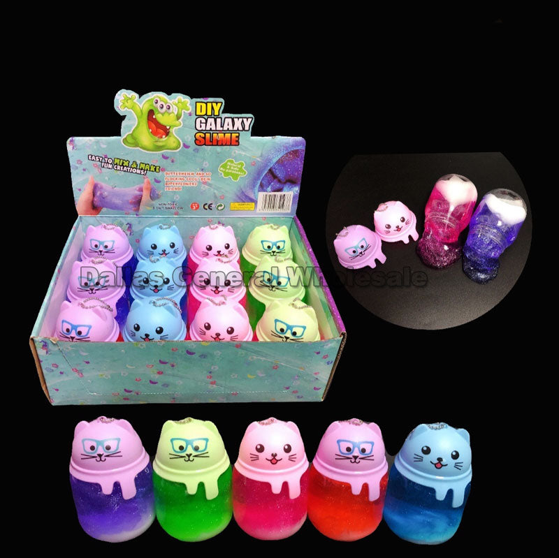 Bulk Buy Novelty Bear Galaxy Slimes Wholesale